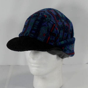 Vintage EMS Brand 5 Panel Hat Made in USA Hiking Outdoors Size L/XL